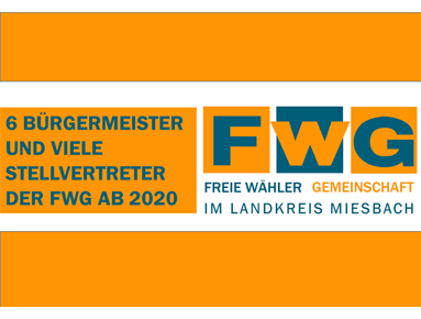 FWG GUT VERTRETEN IM LANDKREIS MIESBACH