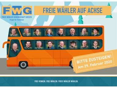 Informationsveranstaltungen – Anstehende Termine zur Kommunalwahl